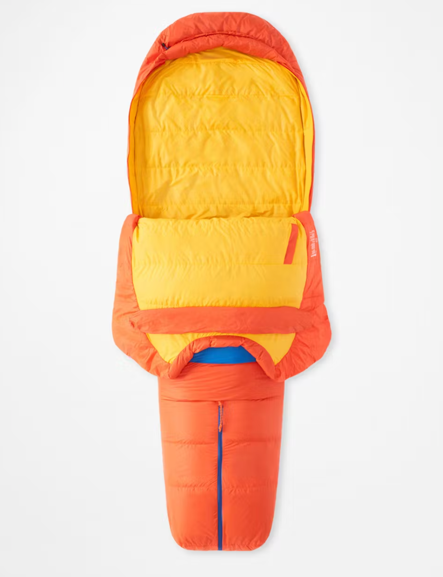Marmot 40° F Always Summer Down Sleeping Bag - Long, 650 Fill Power, Mummy
