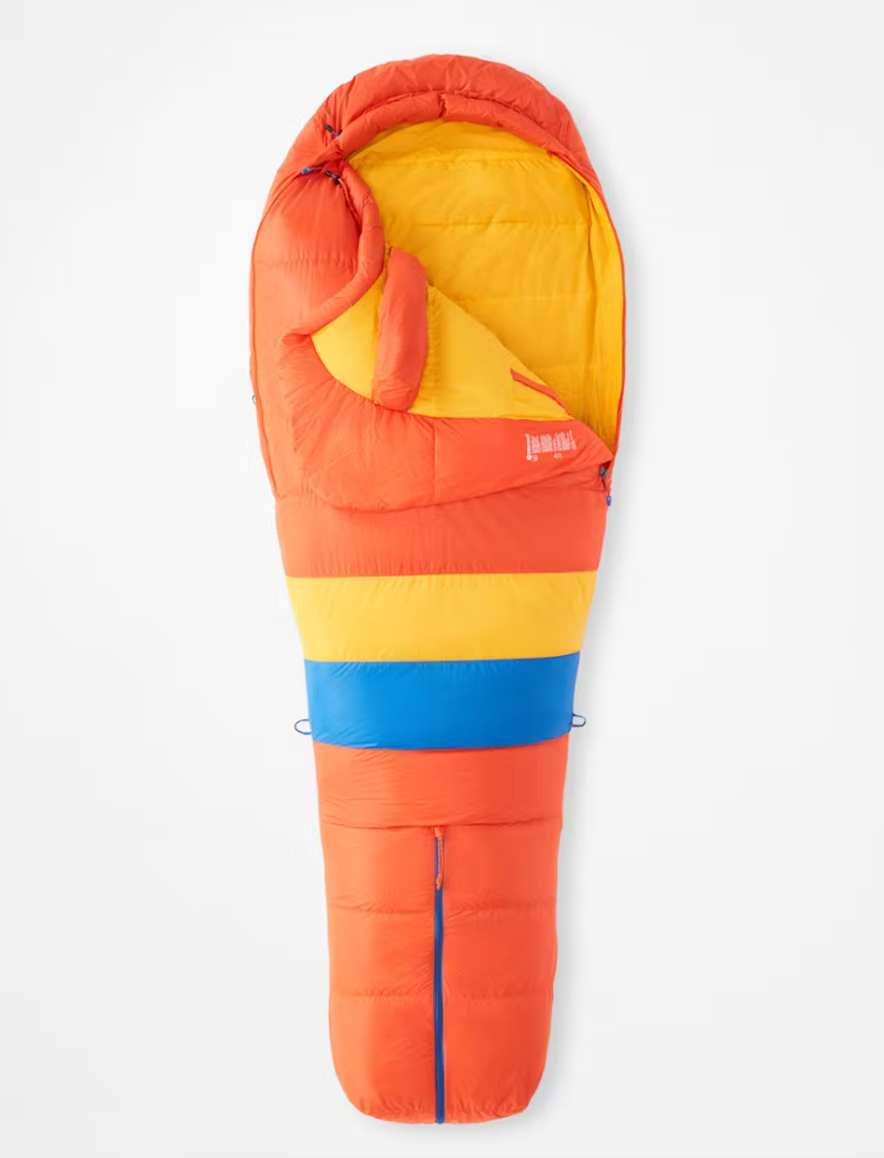 Marmot 40° F Always Summer Down Sleeping Bag - Long, 650 Fill Power, Mummy