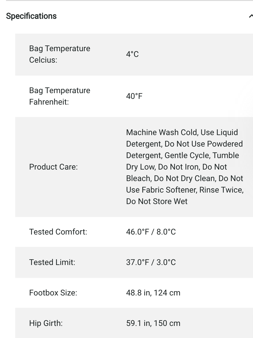 Marmot 40° F Always Summer Down Sleeping Bag - Long, 650 Fill Power, Mummy