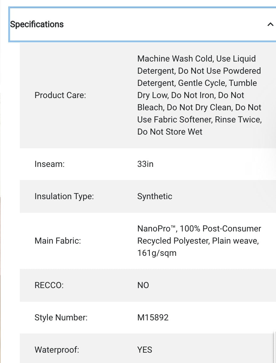 Marmot Men's Ski Pant